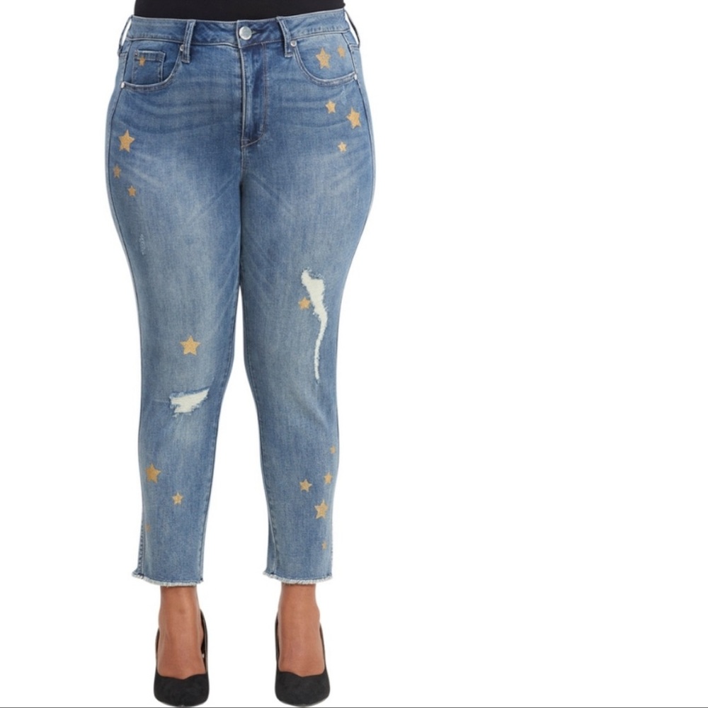 Seven7 High Rise Skinny Ankle Limited Edition Jeans Size 24W NWT - Picture 2 of 15
